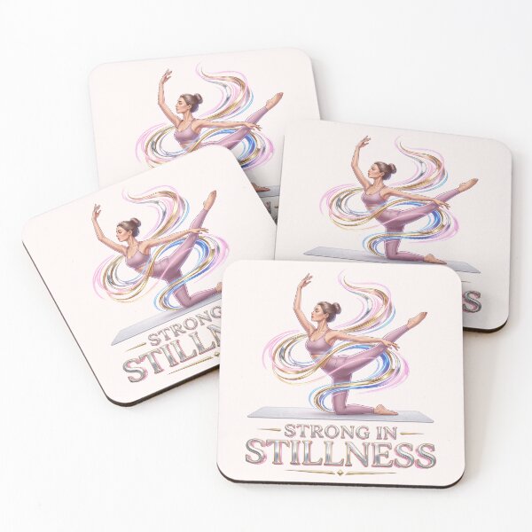 Item preview, Strong In Stillness Pilates Pose Exercise designed and sold by pradeepvisuals.