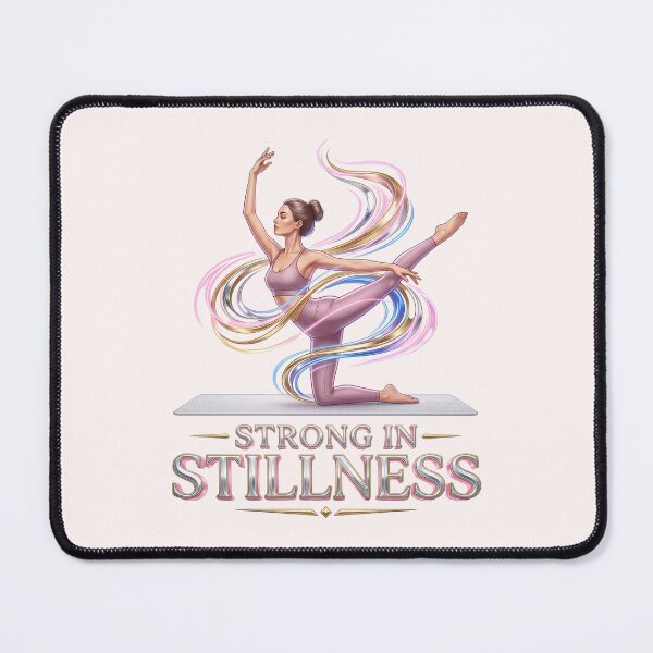 Item preview, Strong In Stillness Pilates Pose Exercise designed and sold by pradeepvisuals.