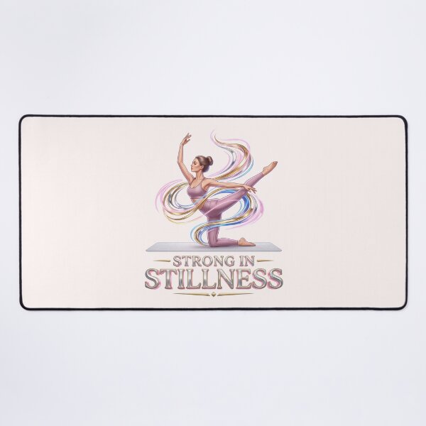 Item preview, Strong In Stillness Pilates Pose Exercise designed and sold by pradeepvisuals.