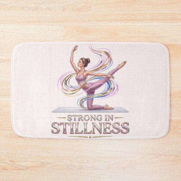 Item preview, Strong In Stillness Pilates Pose Exercise designed and sold by pradeepvisuals.