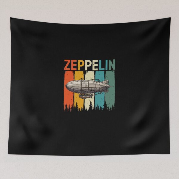 Item preview, Retro Zeppelin Airship Vintage Rock Style for Men #4130 designed and sold by aztra-art.