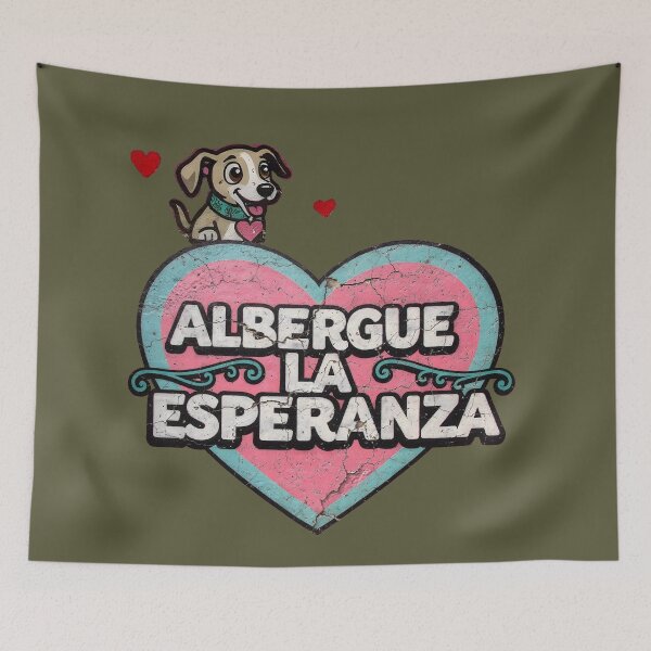 Item preview, GALOGO - Street Variations - Galgo Stencil_Nr56 Albergue la Esperanza designed and sold by GALOGO – Art for Sighthounds & Animal Welfare.