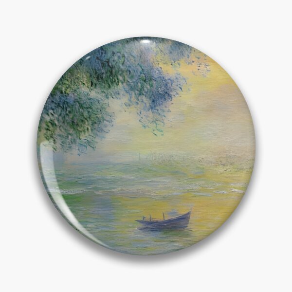 Item preview, Misty Morning on the Seine at Sunrise: Impression of River Light, Atmosphere, and Transience  designed and sold by artdesignsnow.