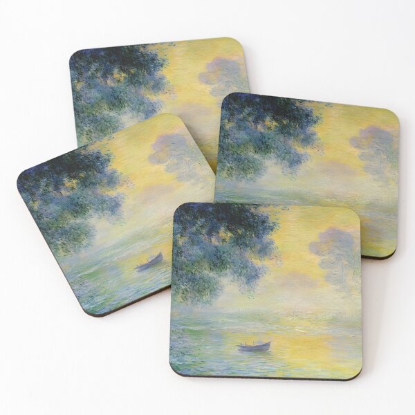 Item preview, Misty Morning on the Seine at Sunrise: Impression of River Light, Atmosphere, and Transience  designed and sold by artdesignsnow.