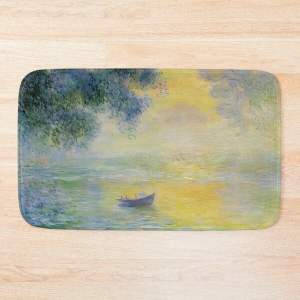 Item preview, Misty Morning on the Seine at Sunrise: Impression of River Light, Atmosphere, and Transience  designed and sold by artdesignsnow.