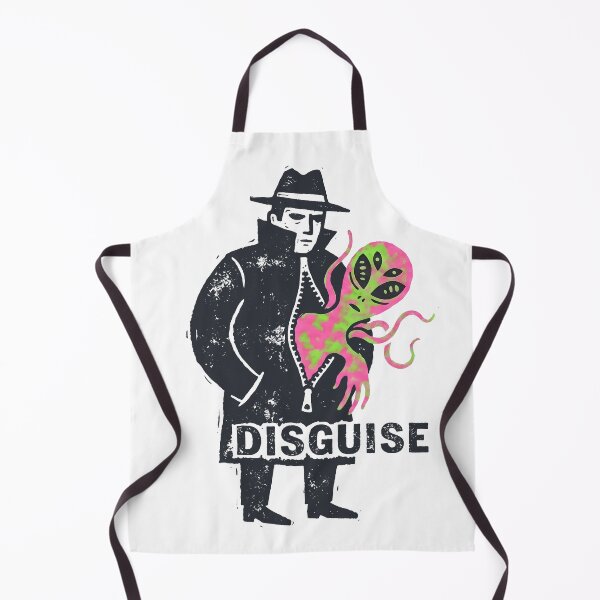 Item preview, Alien In Disguise – Retro Trench Coat Spy Linocut Art designed and sold by HornbillDesign.