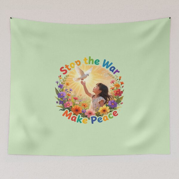 Item preview, Stop the War Make Peace designed and sold by GoGreenlove.