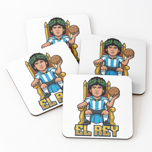 Item preview, Maradona as King - El Rey on Throne designed and sold by PixelCatalyst.
