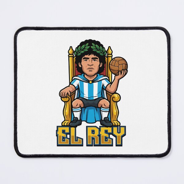Item preview, Maradona as King - El Rey on Throne designed and sold by PixelCatalyst.