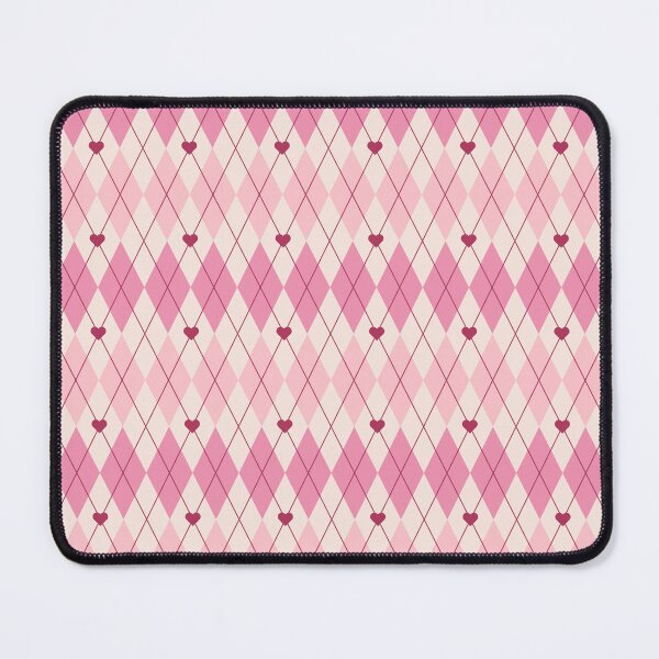 Item preview, Winter Pink Heart Argyle Diamond Pattern designed and sold by Lailaynta.