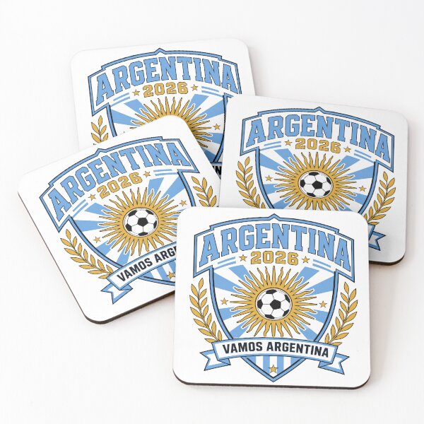 Item preview, Argentina 2026 Sun Football Crest designed and sold by RedCircleArt.