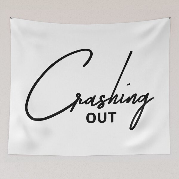 Item preview, Crashing Out - Bold Chaotic Energy Typography designed and sold by ReggieDior.