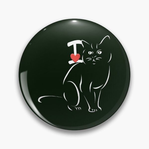 Item preview, I Love cat designed and sold by BUTTER7FLY.