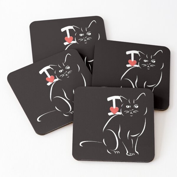 Item preview, I Love cat designed and sold by BUTTER7FLY.