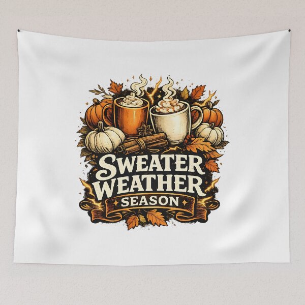 Item preview, Sweater Weather Season Vintage Autumn designed and sold by Mr Lee.