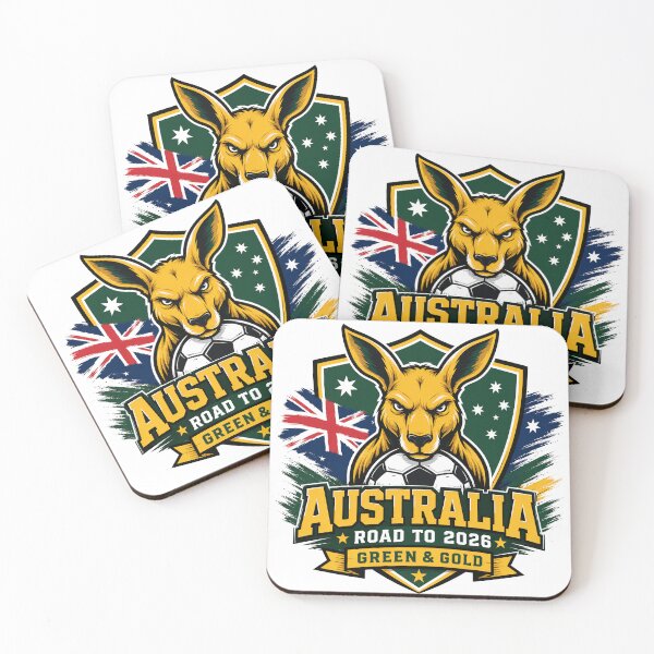 Item preview, Australia 2026 Kangaroo Football Team designed and sold by RedCircleArt.