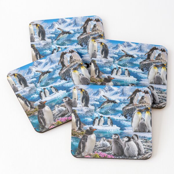 Item preview, A HAPPY PENGUIN COLONY designed and sold by NomadicNatureCo.