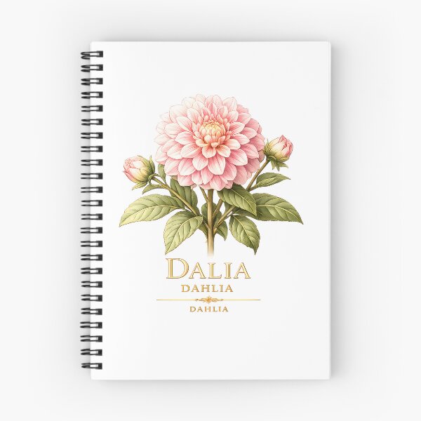 Artikelvorschau, Botanische Illustration der Dahlie | Elegante Blumengartengestaltung entworfen und verkauft von GGAUL.