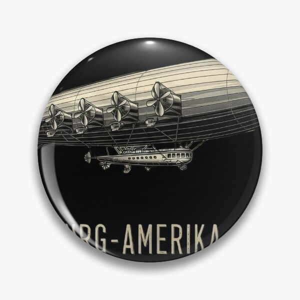 Item preview, Zeppelin Hamburg-Amerika Linie Vintage Airship #9228 designed and sold by aztra-art.