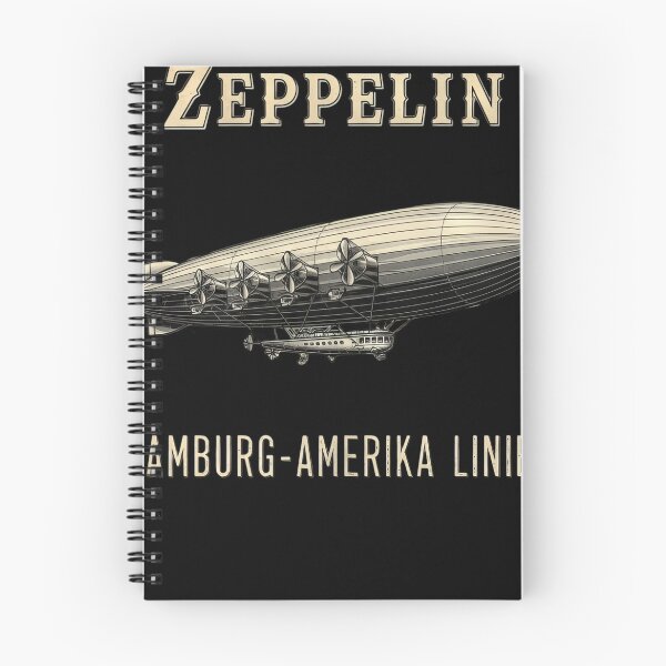 Item preview, Zeppelin Hamburg-Amerika Linie Vintage Airship #9228 designed and sold by aztra-art.