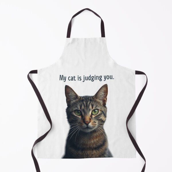 Item preview, My Cat Is Judging You Funny Cat Meme T-Shirt designed and sold by rafmv.