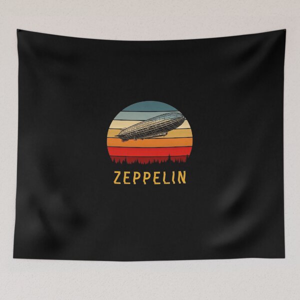 Item preview, Zeppelin Retro Sunset #6922 designed and sold by aztra-art.