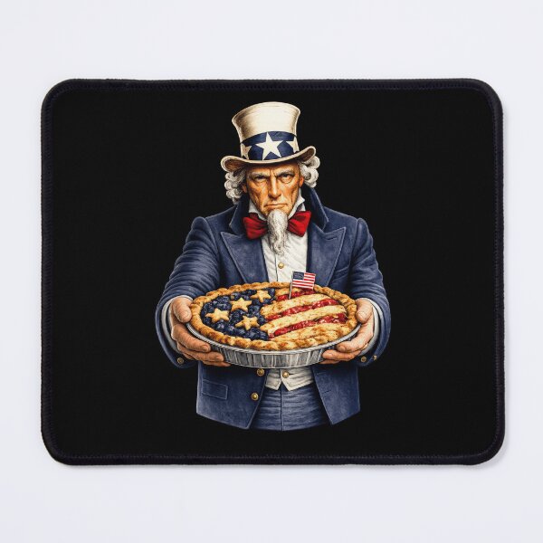 Item preview, Patriotic American Flag Pie Uncle Sam Fourth of July Design designed and sold by TheTrendsDesk.