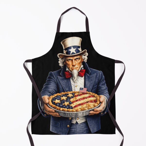 Item preview, Patriotic American Flag Pie Uncle Sam Fourth of July Design designed and sold by TheTrendsDesk.