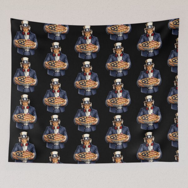 Item preview, Patriotic American Flag Pie Uncle Sam Fourth of July Design designed and sold by TheTrendsDesk.