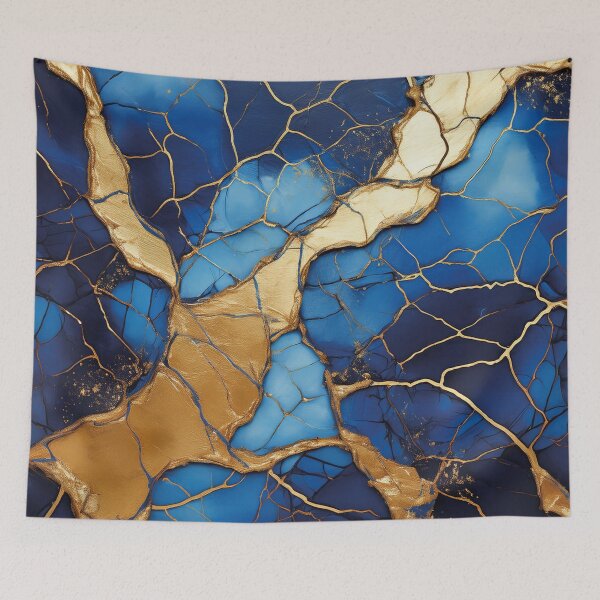 Item preview, Abstract art in the Japanese style of Kintsugi designed and sold by Photopat.