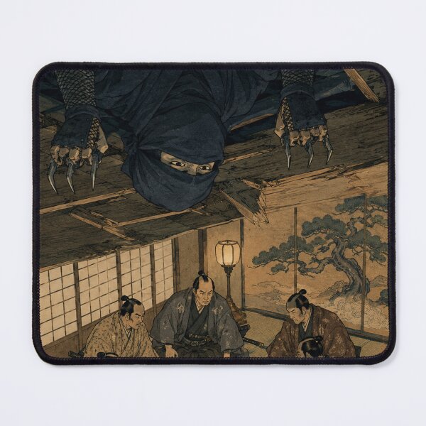 Item preview, Infiltrator's Gaze - Vintage Japanese Ninja Ukiyo-e Woodblock designed and sold by bapupa.