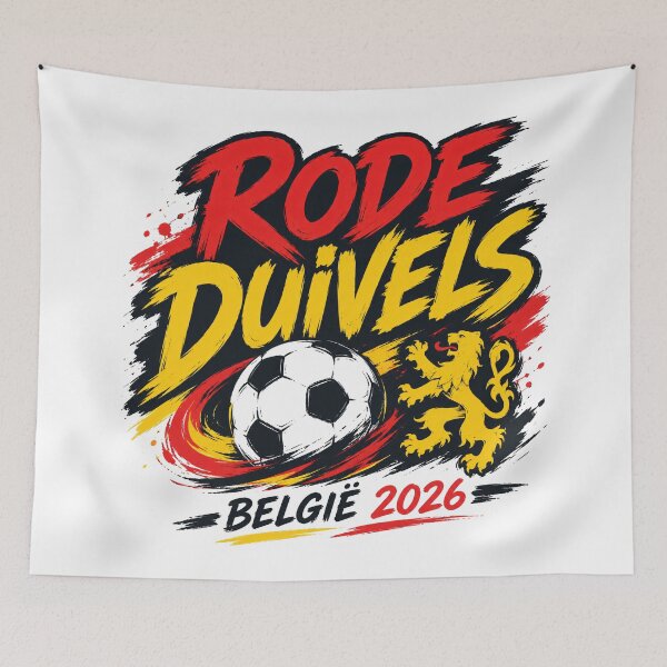 Item preview, Belgium 2026 Red Devils Football designed and sold by RedCircleArt.