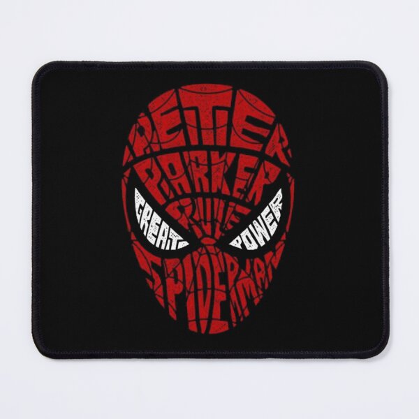 Item preview, Red Typography Spider Superhero Mask designed and sold by The cyber baddie .