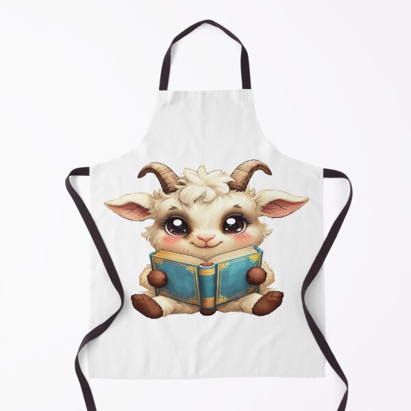 Item preview, Cute Goat Reading designed and sold by SpazticGoat.