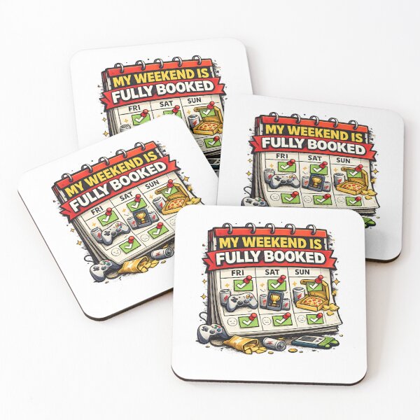 Item preview, My Weekend Is Fully Booked designed and sold by PatiImagination.