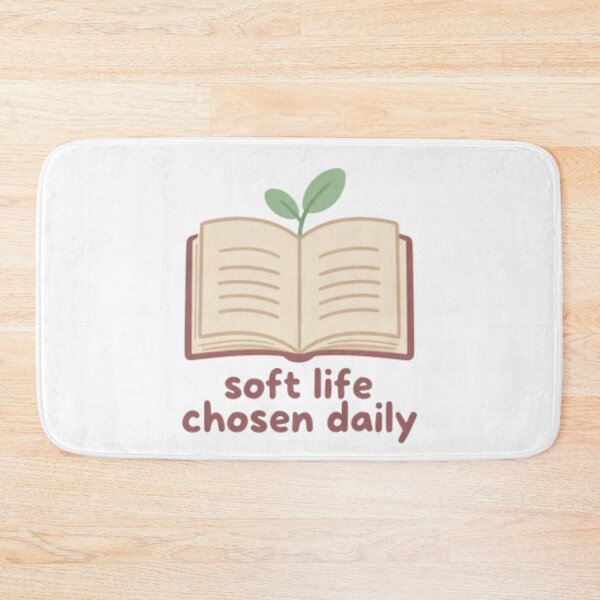 Item preview, Soft Life Chosen Daily – Minimalist Affirmation Typography Design   designed and sold by CosmicQuietLab.