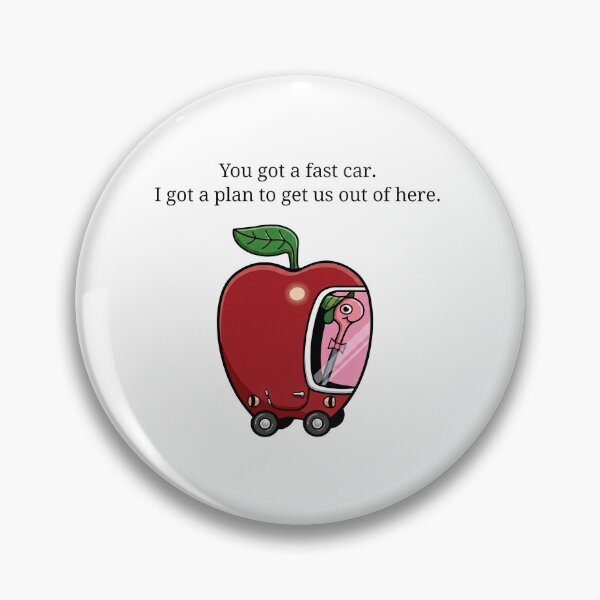 Item preview, You Got A Fast Car I Got A Plan To Get Us Out Of Here - Apple Car DrivingTracy Chapman Quote Tee, Whimsical Escape designed and sold by luytkaka.