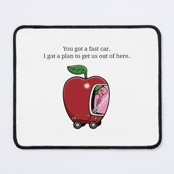 Item preview, You Got A Fast Car I Got A Plan To Get Us Out Of Here - Apple Car DrivingTracy Chapman Quote Tee, Whimsical Escape designed and sold by luytkaka.