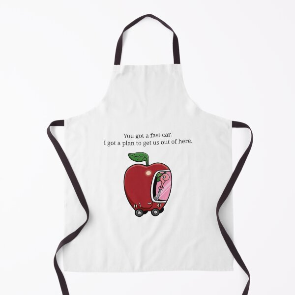 Item preview, You Got A Fast Car I Got A Plan To Get Us Out Of Here - Apple Car DrivingTracy Chapman Quote Tee, Whimsical Escape designed and sold by luytkaka.