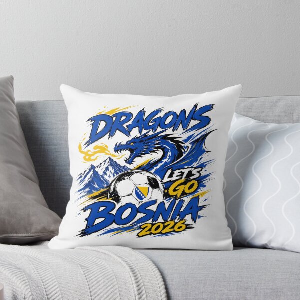 Item preview, Bosnia 2026 Dragons Football Design designed and sold by RedCircleArt.