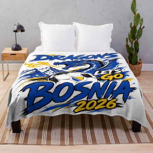 Item preview, Bosnia 2026 Dragons Football Design designed and sold by RedCircleArt.