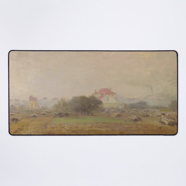 Item preview, Claude Monet Foggy Landscape Impressionist Art Print Poster designed and sold by TheSoulOfArt.