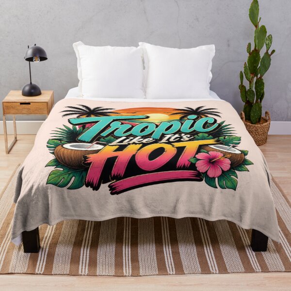 Item preview, Tropic Like It’s HOT – Bold Tropical Summer Design designed and sold by ABLAT_CREATIONS.