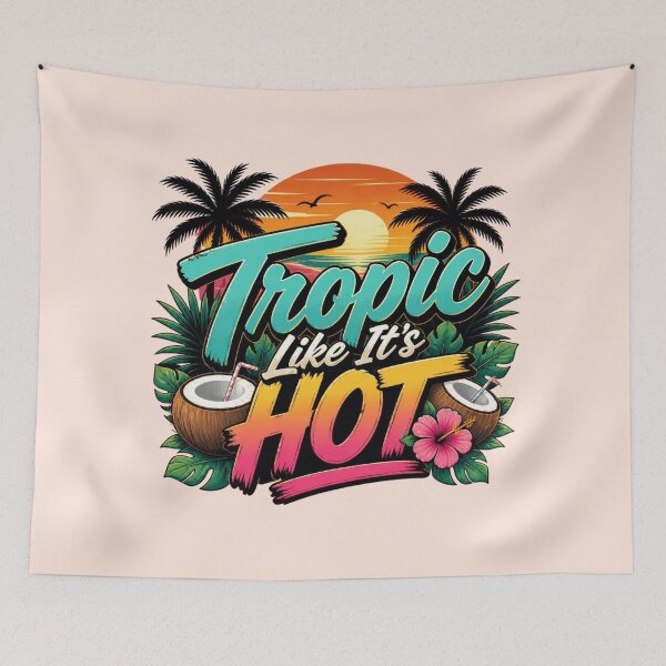 Item preview, Tropic Like It’s HOT – Bold Tropical Summer Design designed and sold by ABLAT_CREATIONS.