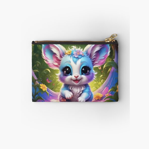 Item preview, Rainbow Fantasy Creature Smiling in Enchanted Garden designed and sold by CASASIS_MERCH.