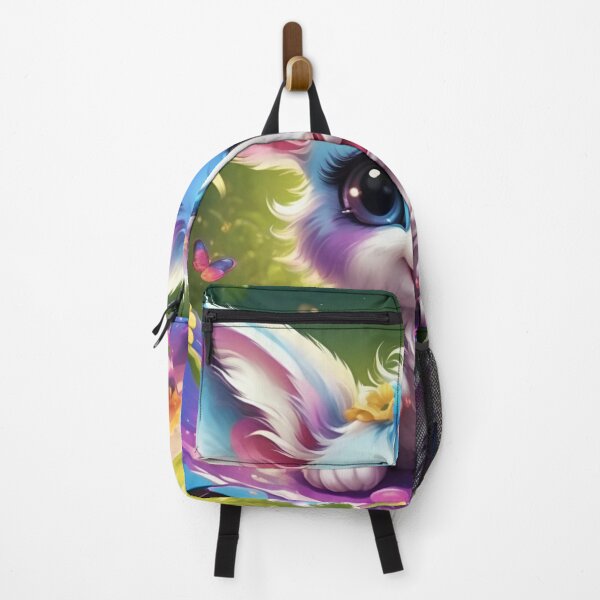 Item preview, Rainbow Fantasy Creature Smiling in Enchanted Garden designed and sold by CASASIS_MERCH.