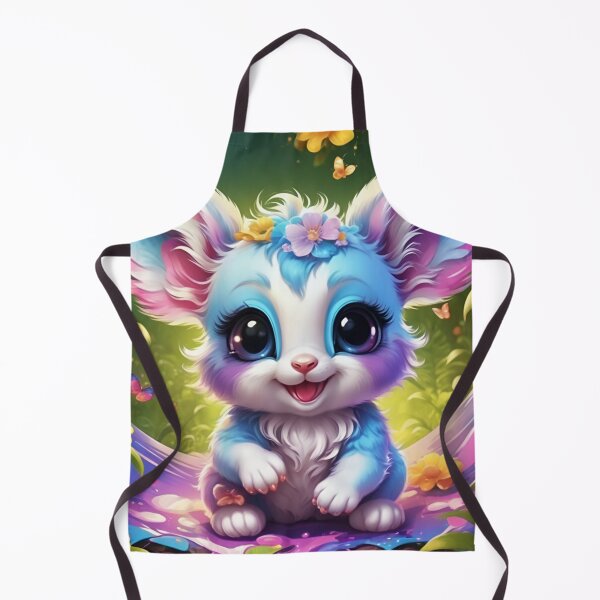 Item preview, Rainbow Fantasy Creature Smiling in Enchanted Garden designed and sold by CASASIS_MERCH.