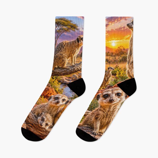 Item preview, WHO DOESN'T LOVE MEERKATS designed and sold by NomadicNatureCo.