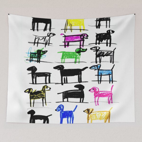 Item preview, Cartoon labrador dogs designed and sold by lautir.