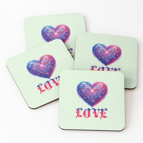 Item preview, Love heart shape t shirt and sticker item  designed and sold by Love Gifts.